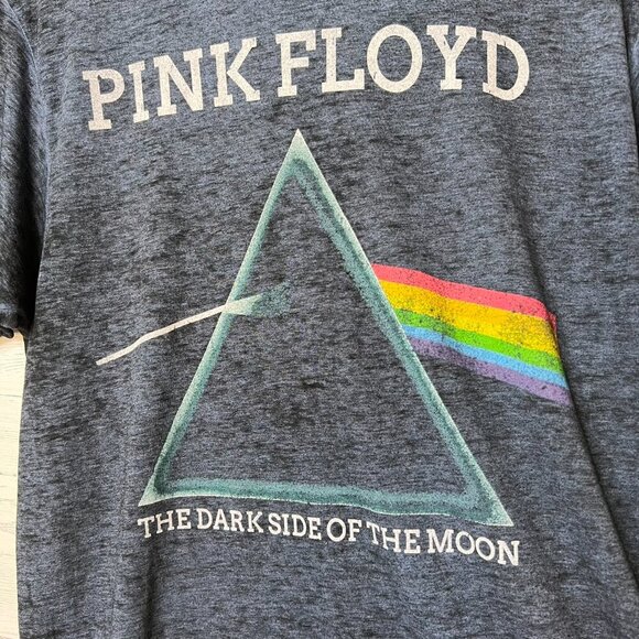 Pink Floyd T-Shirt Mens Size Large The Dark Side of the Moon Navy Band Music - Picture 6 of 15